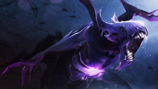 Demonic purple glow claws spikes - a demon like body free wallpaper