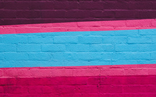 Red blue wall clock minimalist - a red clock free wallpaper