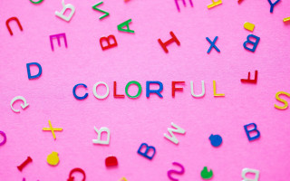 Pink colorfull letters background yt - out free wallpaper