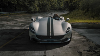 Silver sports car forest hill - a silver sports car free wallpaper