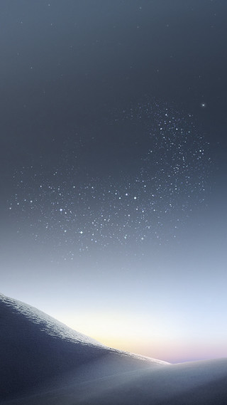 Distant sky stars horizon view - plain background free wallpaper for mobile