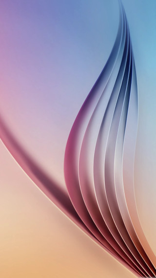 Cellphone curved back pink blue - abstract art free wallpaper for mobile