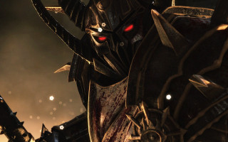 Demonic demon red eyes horns 3 - a demonic looking demon free wallpaper