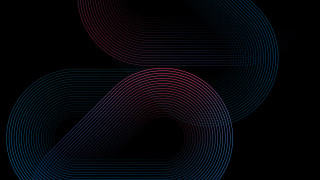 Black background blue red lines - smooth gradient free wallpaper for desktop