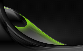 Black green abstract curved design - abstract background free wallpaper for desktop