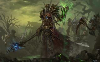 Warhammer green light sword fantasy - warhammer free wallpaper for desktop
