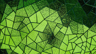 Green glass mosaic fractals japanese - a pattern of squares and rectangles free wallpaper