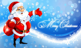 Santa claus reindeer snowflakes christmas - a santa clause free wallpaper