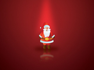 Santa clause red background spotlight 4 - a spotlight free wallpaper