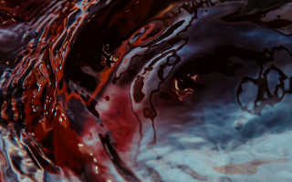Red blue liquid water swirl - detailed oil painting free wallpaper
