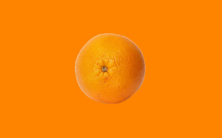 Orange moon sunset sunflower minimalism - andrew robertson free wallpaper for desktop