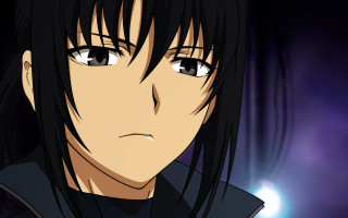 Man black hair black jacket - cynical free wallpaper