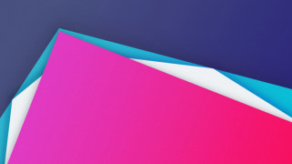 Pink blue background geometric 3d - surreal free wallpaper