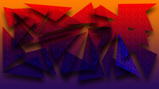 Colorful abstract triangles lines red - angular free wallpaper