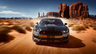 Mustang desert rocks sky cobra - a desert landscape free wallpaper