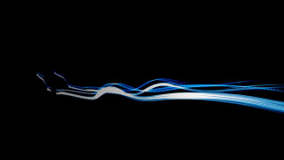Black blue white wave side - vector curve free wallpaper