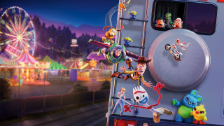 Carnival train rides clowns fireworks - free happy birthday wallpaper for desktop