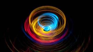 Colorful swirl light black background - the dark background free wallpaper