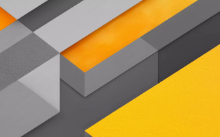 Yellow grey abstract pattern bauhaus - a diagonal pattern of squares and rectangles free wallpaper
