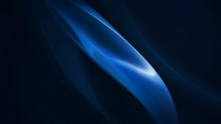 Blue curved abstract black background - abstract art free wallpaper