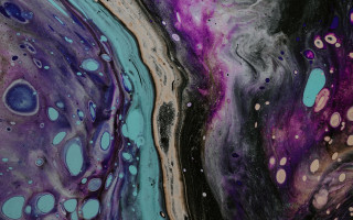 Metaphysical abstract bubbles planet starry - metaphysical painting free wallpaper
