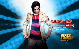 Man trenchcoat blue background white - free gaming wallpaper for desktop