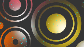 Black yellow circle blue orange - a yellow circle free wallpaper for desktop