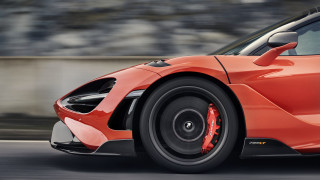 Sports car closeup blurry background - hyper detail free wallpaper