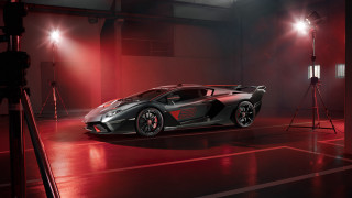 Black sports car red room - a red room free wallpaper