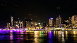 City skyline bridge river night 70 - cityscape free wallpaper