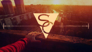 Person reaching sign cityscape sunset - a cityscape free wallpaper for desktop