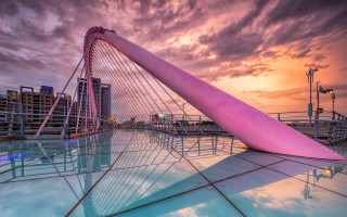 Pink sculpture pool building sky - anton graff free wallpaper for desktop