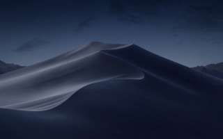 White sand dune night desert - affinity photo free wallpaper