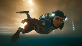 Diving suit floating helmet light - a helmet free wallpaper for desktop