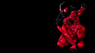 Spiderman dancing dark glowing helmet - leg free wallpaper