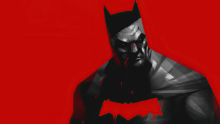 Batman red mask glowing hood - brazier free wallpaper for desktop