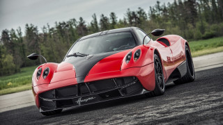 Red black sports car road - sports car free wallpaper