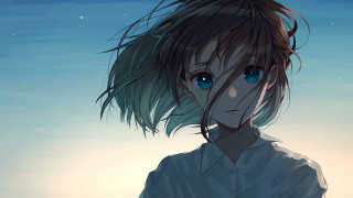 Chizuko yoshida blue eyes white - chizuko yoshida free wallpaper