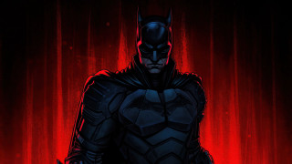 Batman armor glowing eyes knife - a batman free wallpaper