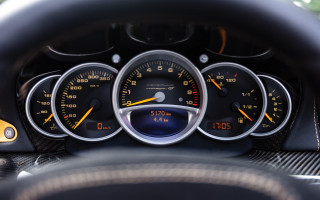 Car dashboard gauges steeringwheel yellowneedle - board free wallpaper