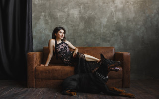 Elina karimova fashion renaissance dog - the couch free wallpaper