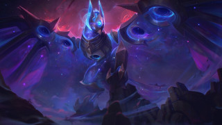 Giant creature horns aurora starry - massive free wallpaper