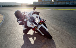 Motorcycle road building fence grass - grass and trees free wallpaper