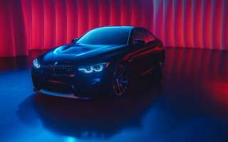 Black car red curtains blue - red curtain free wallpaper