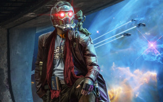 Space suit man red light - 8 k concept art free wallpaper