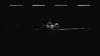 Small airplane dark room lights - a dark area free wallpaper