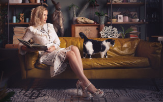 Annabel kidston fashion cat plant - a couch next free wallpaper