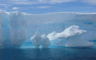 Iceberg ocean snow matte art - the ocean next free wallpaper