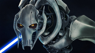 Robot light saber helmet cyborg - cyborg free wallpaper