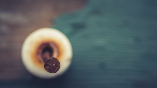 Food closeup blurry background moon - a close up of a piece free wallpaper